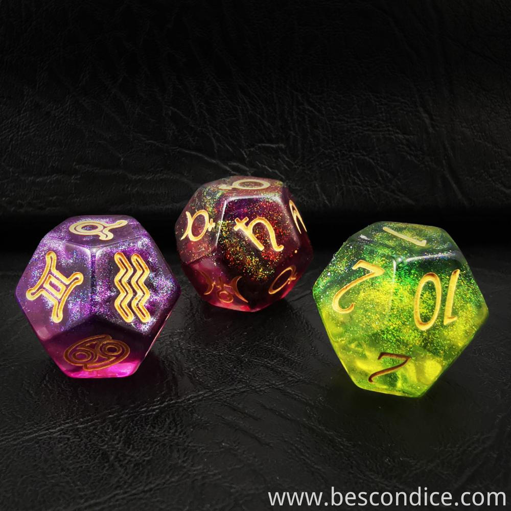 Constellation Divination D12 Dice 1 Constellation Divination D12 Dice 1
